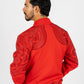 Men's Red Rhinestone Bomber Jacket