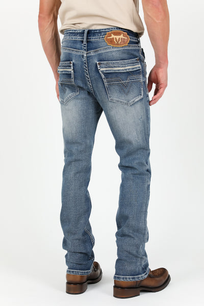 Holt Men's Dirty Bleu Slim Boot Cut Jeans – Chepo'sWesternWear