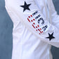 Mens Cotton Modern Fit Stretch USA Embroidery Shirt