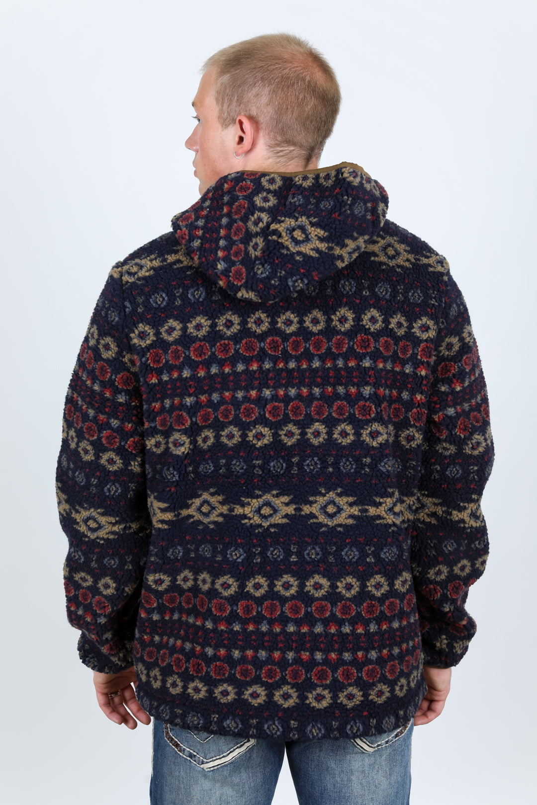 Mens tribal print discount pullover