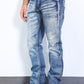 Holt Men's Blue Slim Boot Cut Jeans