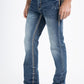 Holt Men's Blue Slim Boot Cut Jeans