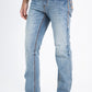 Holt Men's Light Blue Slim Boot Cut Jeans