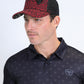 Mens Aztec Baseball Burgundy Cap