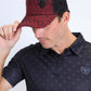 Mens Aztec Baseball Burgundy Cap