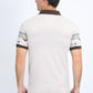 Men's Aztec Panoramic Print Beige Polo