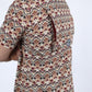 Mens Performance Classic Fit Western Short Sleeve Aztec Print Shirt