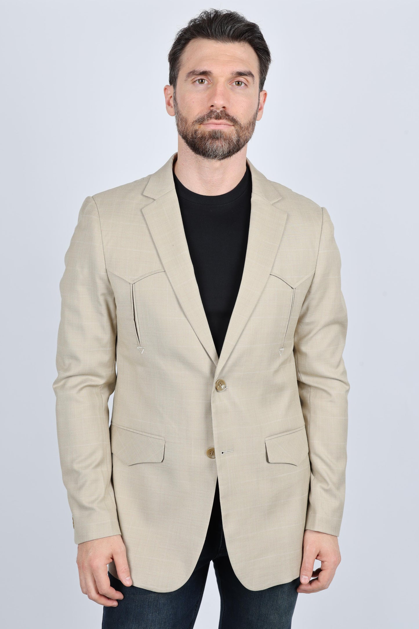 Men's Western Sport Coat with Elbow Patch