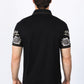 Men's Black Aztec Panoramic Print Polo