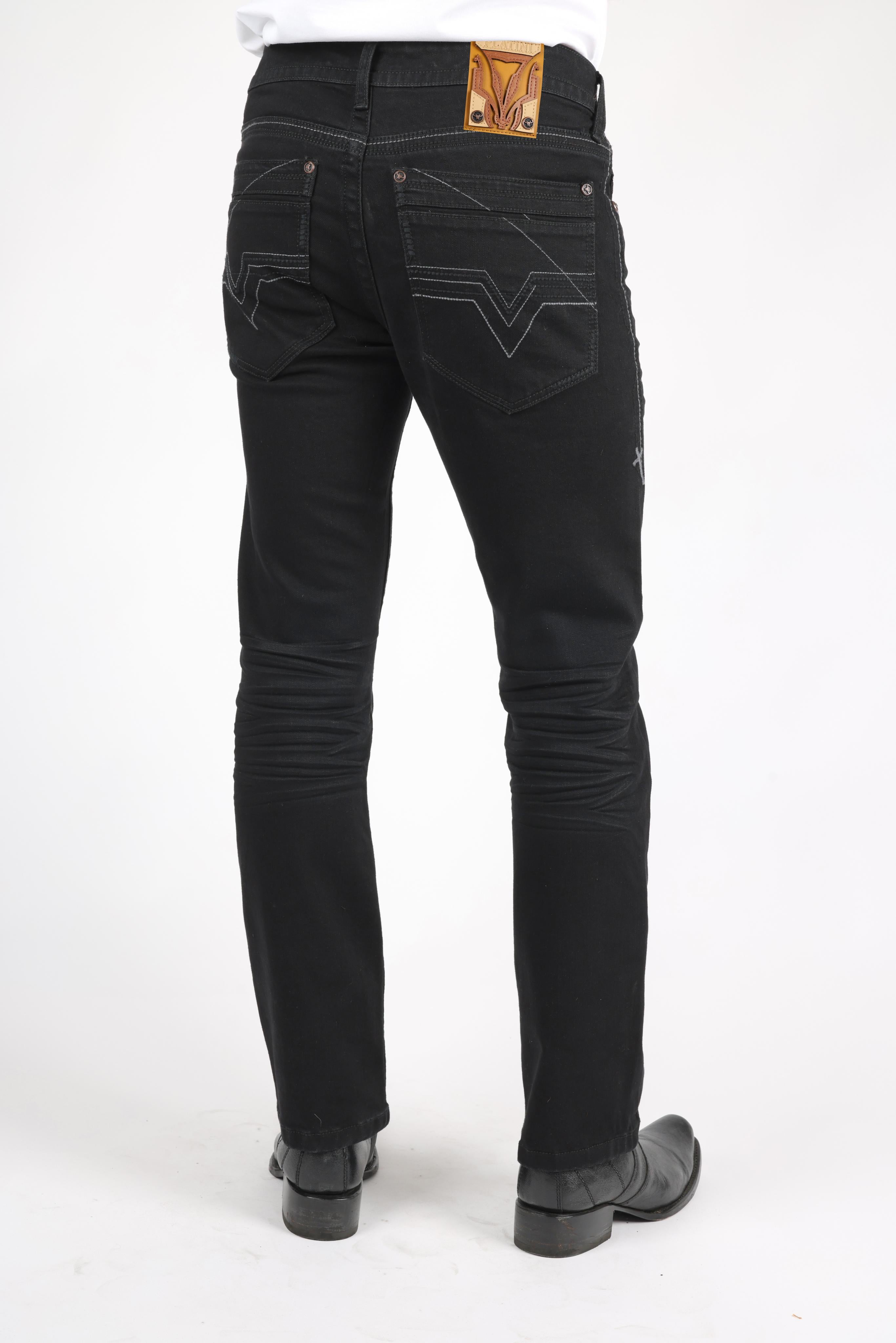 Holt Men's Black Boot Cut Jeans – Platini Fashion