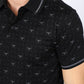 Mens Cotton Printed Polo Shirt