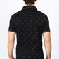 Mens Cotton Printed Polo Shirt