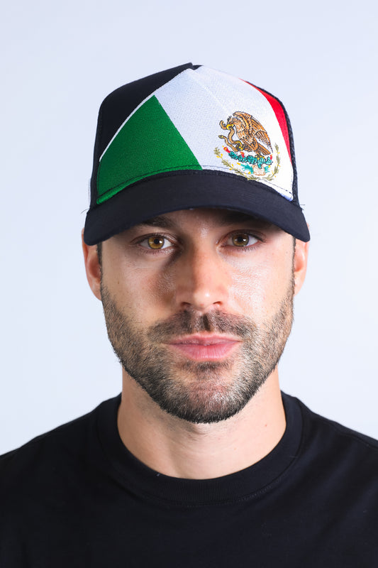 Men's Mexican Pride Baseball Cap - Black