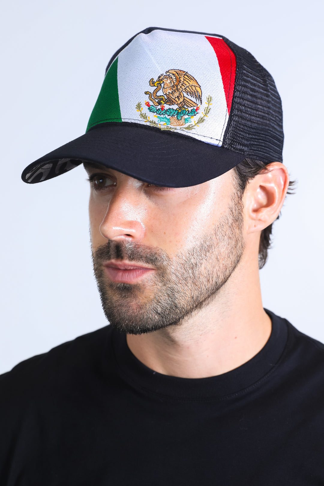 Men's Mexican Pride Baseball Cap - Black