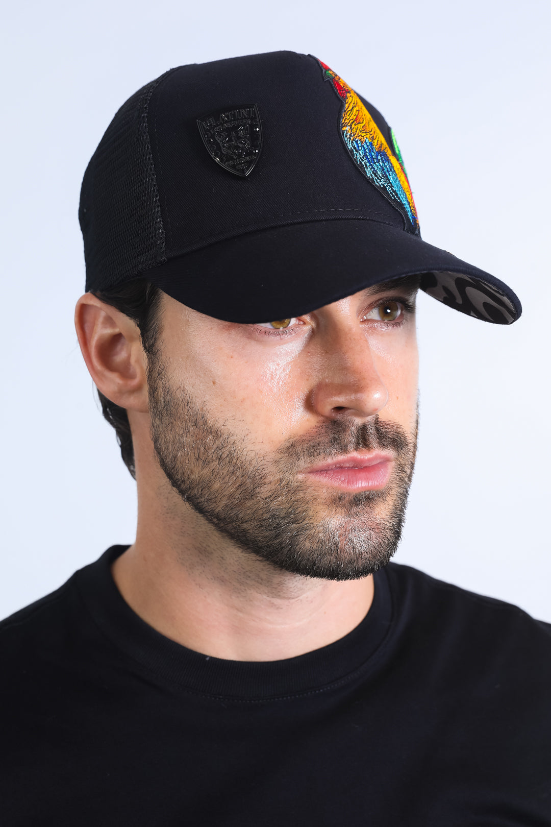 Men's Rooster Crest Cap - Black