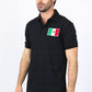 Mens Modern Fit Stretch MEXICO Cotton Polo with Aztec Print