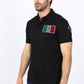 Mens Modern Fit Stretch MEXICO Embroidery Polo