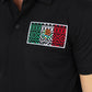 Mens Modern Fit Stretch MEXICO Embroidery Polo