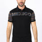 Mens Modern Fit Stretch MEXICO Embroidery Polo