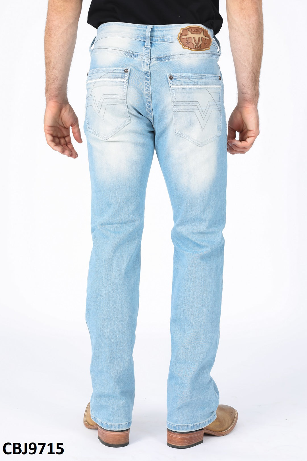 Holt Men's Blue Boot Cut Jeans