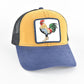 Mens Rooster Logo Baseball Cap - Blue