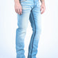 Holt Men's Blue Slim Boot Cut Jeans