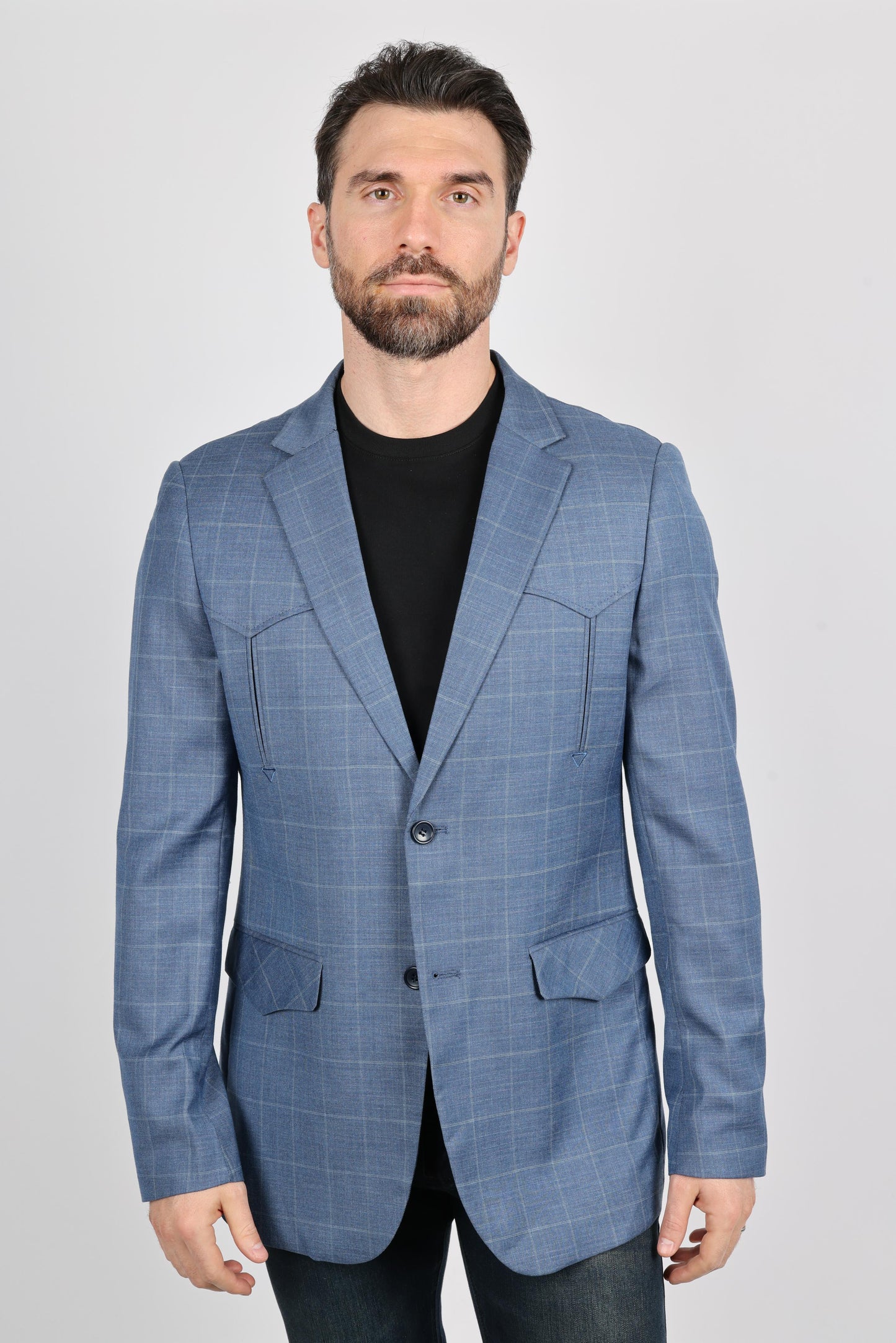 Men's Western Sport Coat with Elbow Patch