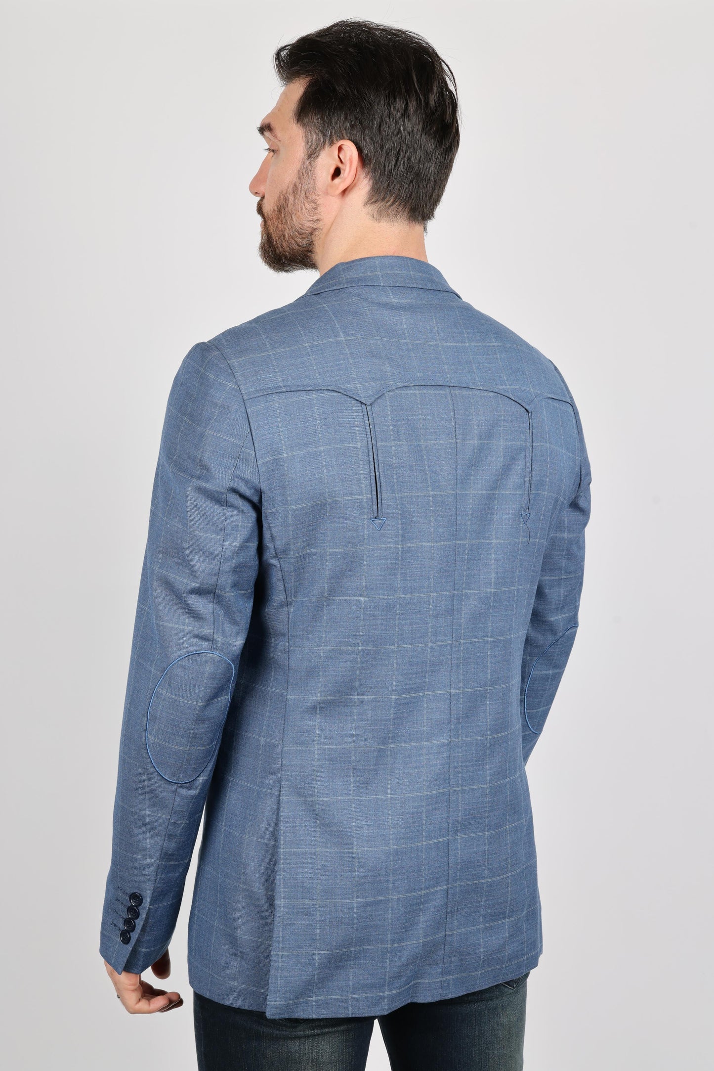 Men's Western Sport Coat with Elbow Patch