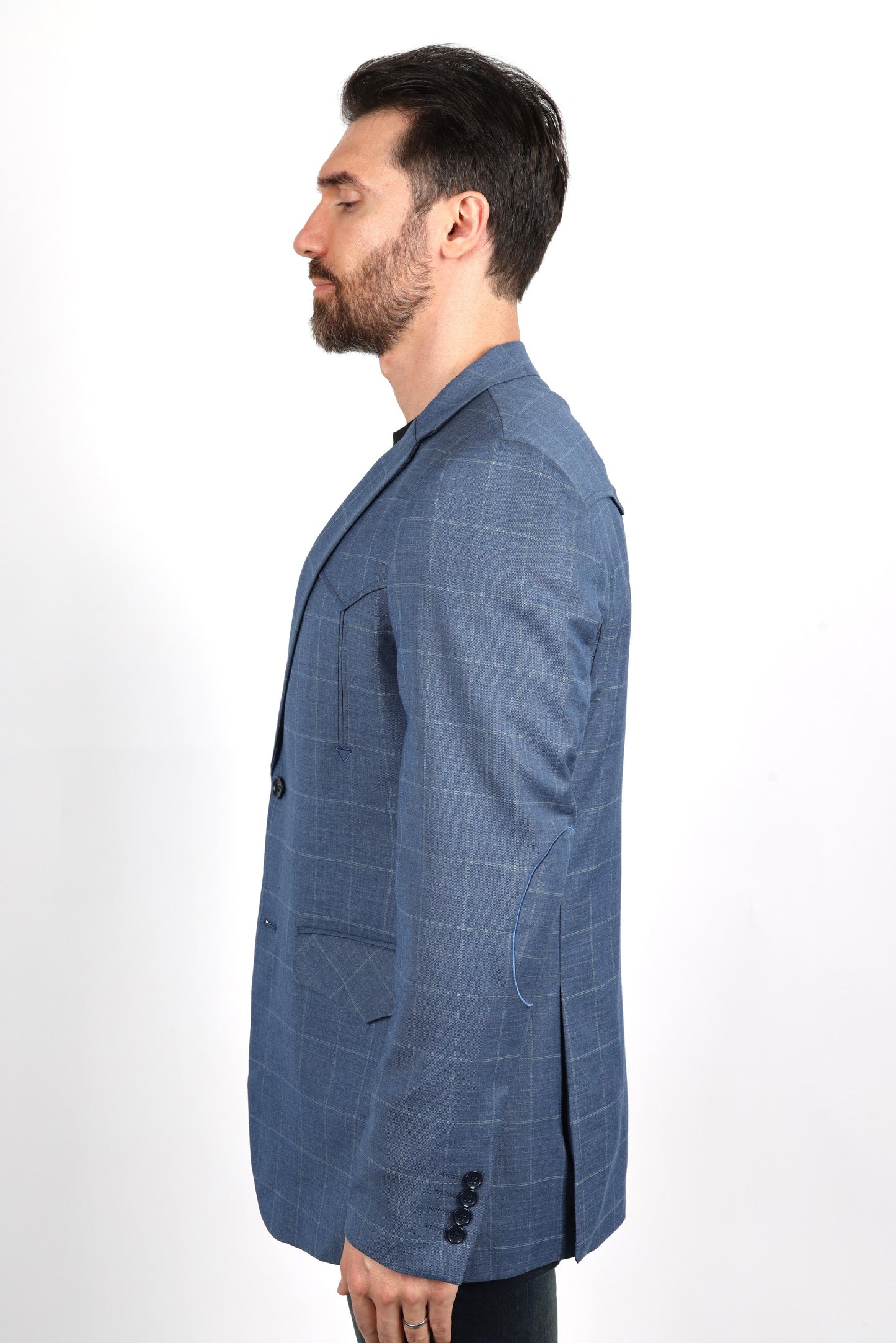 Men's Western Sport Coat with Elbow Patch