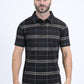 Men's Cotton Modern Fit Stretch Black Polo