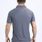 Men's Cotton Modern Fit Stretch Grey Polo