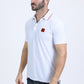 Men's Cotton Modern Fit Stretch White Polo