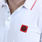 Men's Cotton Modern Fit Stretch White Polo