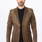 Mens Embroidery Fashion Blazer