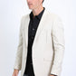 Men's Double Button Western Beige Blazer