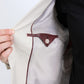 Men's Double Button Western Beige Blazer