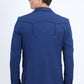 Men's Double Button Western Blue Blazer