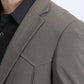 Men's Double Button Western Dark Brown Blazer