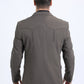 Men's Double Button Western Dark Brown Blazer