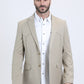 Men's Double Button Western Khaki Blazer