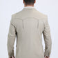 Men's Double Button Western Khaki Blazer