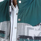 Mens Ethnic Aztec Quilted Fur Lined Green Vest