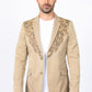 Mens Embroidery Fashion Blazer