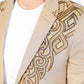 Mens Embroidery Fashion Blazer