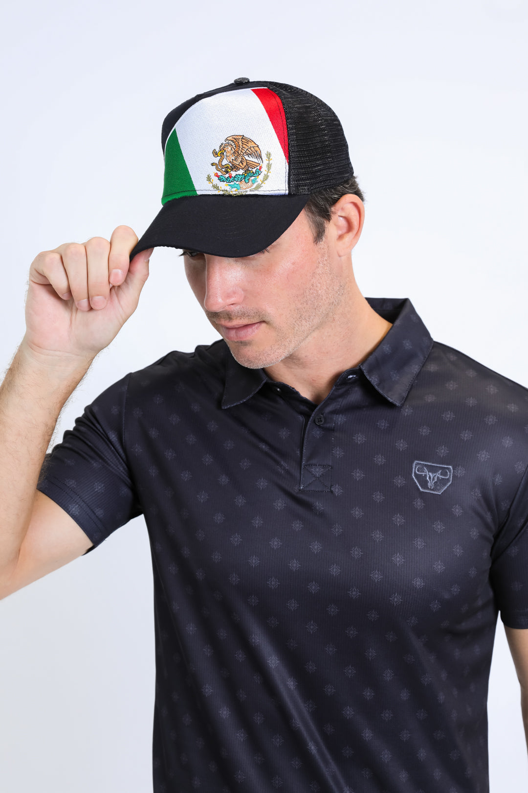 Men's Mexican Pride Baseball Cap - Black