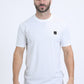 Mens Modern Fit Cotton Stretch White T-Shirt