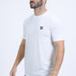 Mens Modern Fit Cotton Stretch White T-Shirt