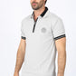 Mens Modern Fit Stretch Cotton Bone Polo