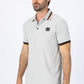 Mens Modern Fit Stretch Cotton Bone Polo