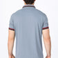 Mens Modern Fit Stretch Cotton Grey Polo